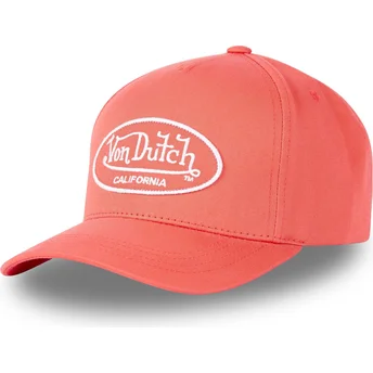 Gorra curva roja ajustable LOF C4 de Von Dutch