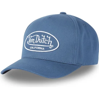 Cappello con visiera curva blu regolabile LOF C5 di Von Dutch