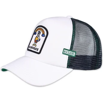 Gorra trucker blanca Old & Skate HFT de Coastal