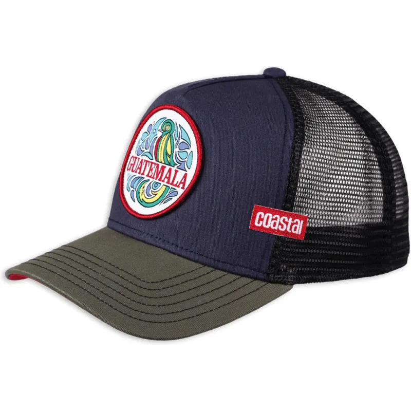 keps-trucker-marinbla-svart-och-gron-guatemala-hft-fran-coastal