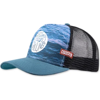 Blaue Trucker-Kappe The Ocean Is Calling HFT von Coastal