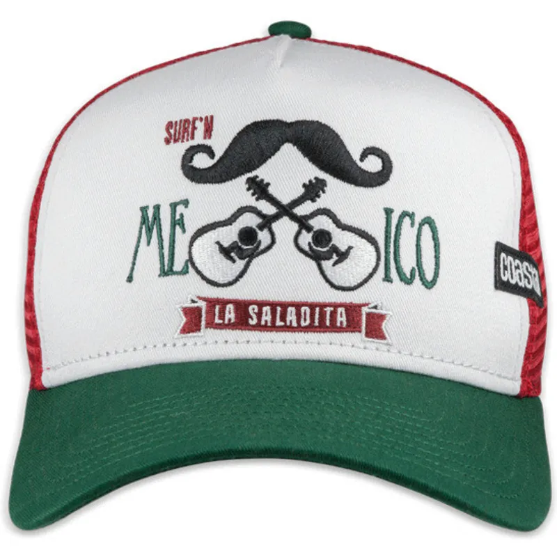 cappellino-trucker-bianco-rosso-e-verde-mexican-mustache-hft-di-coastal