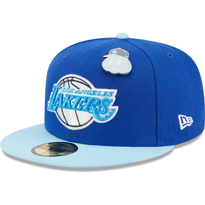 mutzen-flach-blau-angepasst-59fifty-the-elements-water-pin-der-los-angeles-lakers-nba-von-new-era