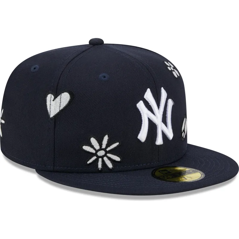 marineblaue-angepasste-59fifty-sunlight-pop-flat-cap-der-new-york-yankees-mlb-von-new-era