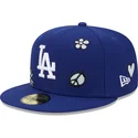 gorra-plana-azul-ajustada-59fifty-sunlight-pop-de-los-angeles-dodgers-mlb-de-new-era