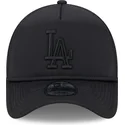 new-era-black-logo-9forty-a-frame-all-day-trucker-los-angeles-dodgers-mlb-black-trucker-hat