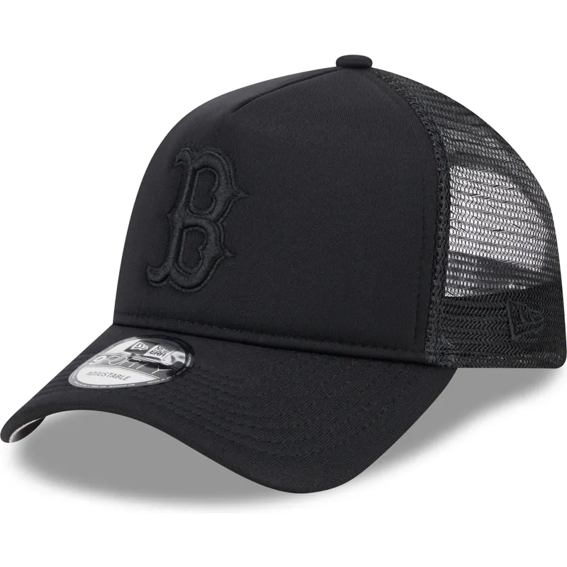 mutzen-gebogen-schwarz-snapback-9forty-a-frame-all-day-der-boston-red-sox-mlb-von-new-era