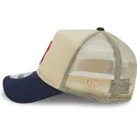 new-era-9forty-a-frame-all-day-trucker-boston-red-sox-mlb-beige-and-navy-blue-trucker-hat