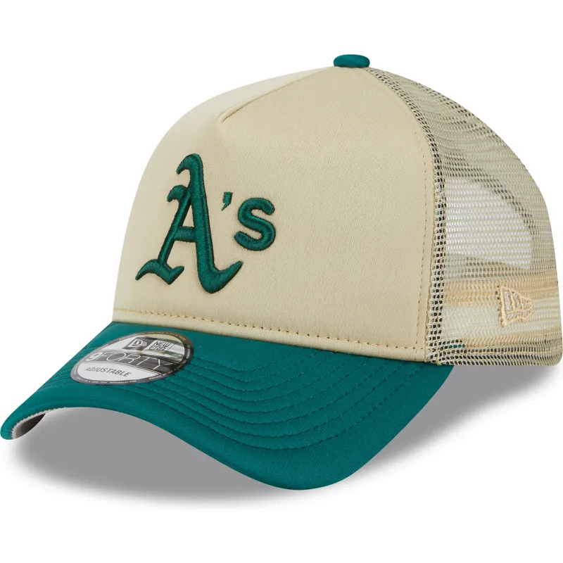 mutzen-gebogen-beige-snapback-9forty-a-frame-all-day-der-oakland-athletics-mlb-von-new-era mutzen-gebogen-beige-snapback-9forty-a-frame-all-day-der-oakland-athletics-mlb-von-new-era