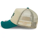 beige-och-gron-9forty-a-frame-all-day-trucker-keps-oakland-athletics-mlb-fran-new-era