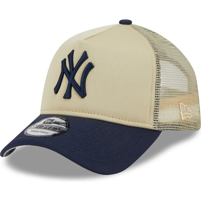 mutzen-gebogen-beige-snapback-9forty-a-frame-all-day-der-new-york-yankees-mlb-von-new-era mutzen-gebogen-beige-snapback-9forty-a-frame-all-day-der-new-york-yankees-mlb-von-new-era