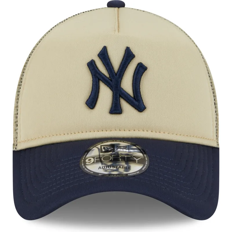 mutzen-gebogen-beige-snapback-9forty-a-frame-all-day-der-new-york-yankees-mlb-von-new-era mutzen-gebogen-beige-snapback-9forty-a-frame-all-day-der-new-york-yankees-mlb-von-new-era