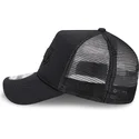 schwarze-trucker-kappe-mit-schwarzem-logo-9forty-a-frame-all-day-trucker-der-los-angeles-lakers-nba-von-new-era