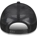 schwarze-trucker-kappe-mit-schwarzem-logo-9forty-a-frame-all-day-trucker-der-los-angeles-lakers-nba-von-new-era