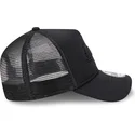schwarze-trucker-kappe-mit-schwarzem-logo-9forty-a-frame-all-day-trucker-der-los-angeles-lakers-nba-von-new-era