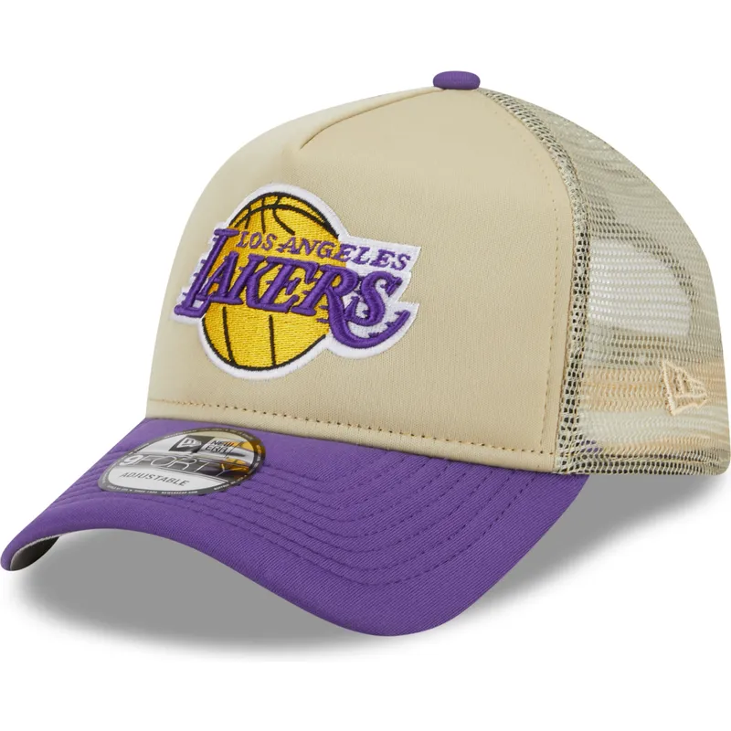 mutzen-gebogen-beige-snapback-9forty-a-frame-all-day-der-los-angeles-lakers-nba-von-new-era