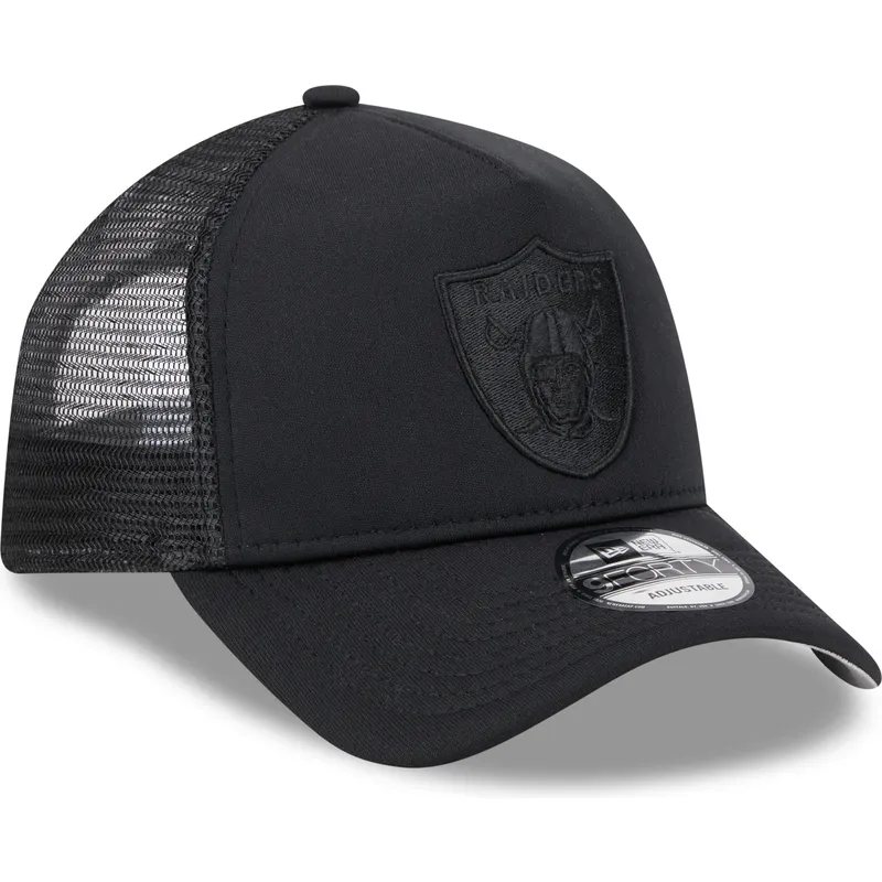 mutzen-gebogen-schwarz-snapback-9forty-a-frame-all-day-der-las-vegas-raiders-nfl-von-new-era