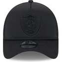 mutzen-gebogen-schwarz-snapback-9forty-a-frame-all-day-der-las-vegas-raiders-nfl-von-new-era