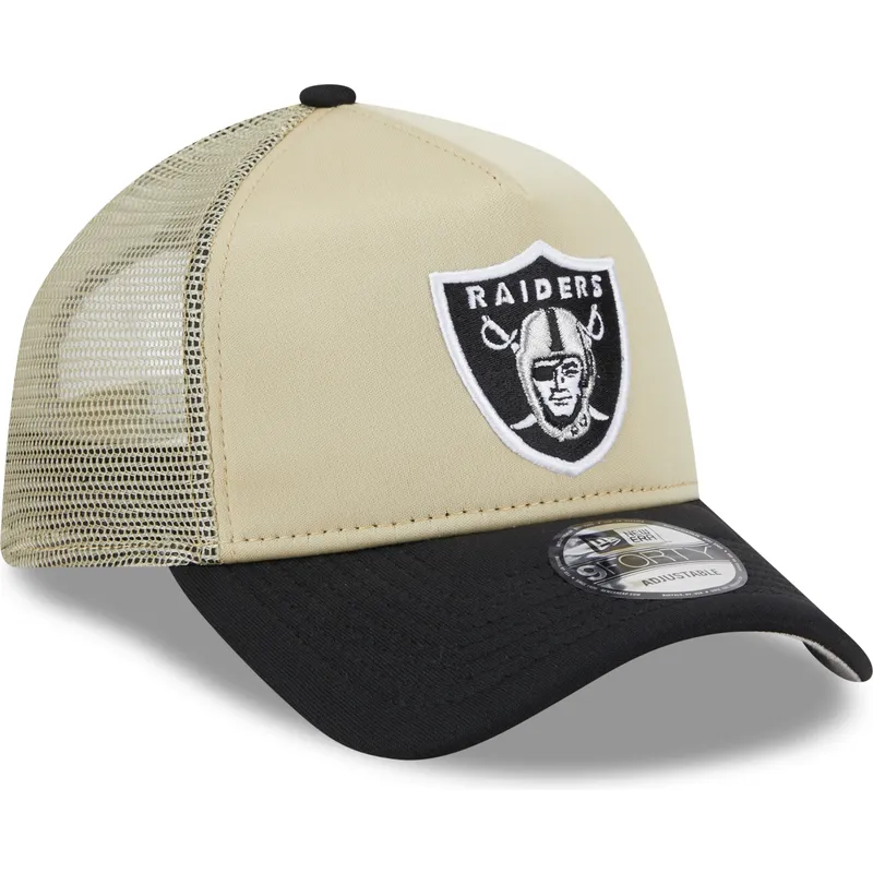 mutzen-gebogen-beige-snapback-9forty-a-frame-all-day-der-las-vegas-raiders-nfl-von-new-era mutzen-gebogen-beige-snapback-9forty-a-frame-all-day-der-las-vegas-raiders-nfl-von-new-era