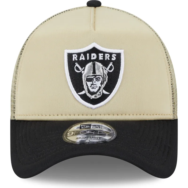 mutzen-gebogen-beige-snapback-9forty-a-frame-all-day-der-las-vegas-raiders-nfl-von-new-era mutzen-gebogen-beige-snapback-9forty-a-frame-all-day-der-las-vegas-raiders-nfl-von-new-era
