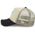 mutzen-gebogen-beige-snapback-9forty-a-frame-all-day-der-las-vegas-raiders-nfl-von-new-era