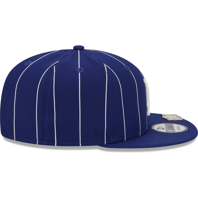 czapka-z-plaskim-daszkiem-niebieska-snapback-9fifty-pinstripe-visor-clip-los-angeles-dodgers-mlb-new-era