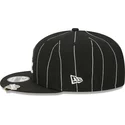 casquette-plate-noire-snapback-9fifty-pinstripe-visor-clip-chicago-white-sox-mlb-new-era
