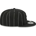 casquette-plate-noire-snapback-9fifty-pinstripe-visor-clip-chicago-white-sox-mlb-new-era