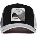 goorin-bros-the-farm-bird-s-the-word-svart-och-gra-truckerkeps-papegoja