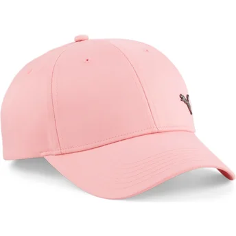 Gorra curva rosa ajustable Metal Cat Smooth de Puma