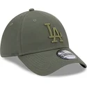mutzen-gebogen-grun-angepasst-39thirty-league-essential-der-los-angeles-dodgers-mlb-von-new-era