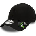 schwarze-verstellbare-kappe-mit-gebogenem-schirm-und-schwarzem-logo-9forty-repreve-von-tottenham-hotspur-football-club-premier-l