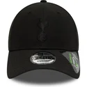 schwarze-verstellbare-kappe-mit-gebogenem-schirm-und-schwarzem-logo-9forty-repreve-von-tottenham-hotspur-football-club-premier-l