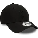 schwarze-verstellbare-kappe-mit-gebogenem-schirm-und-schwarzem-logo-9forty-repreve-von-tottenham-hotspur-football-club-premier-l