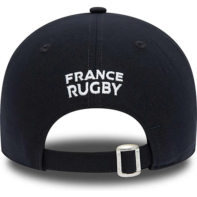 mutzen-gebogen-marineblau-verstellbares-band-9forty-repreve-team-colour-der-french-rugby-federation-ffr-von-new-era