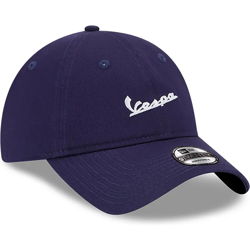mutzen-gebogen-marineblau-verstellbares-band-9twenty-der-vespa-piaggio-von-new-era