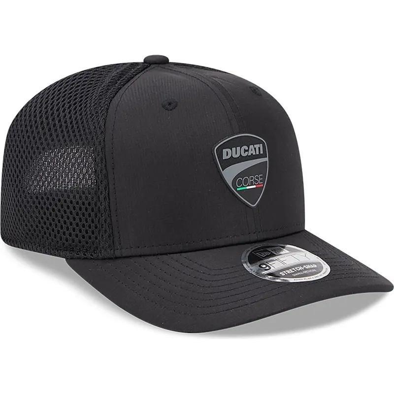 mutzen-gebogen-schwarz-snapback-9fifty-stretch-snap-ripstop-der-ducati-motor-motogp-von-new-era
