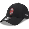 gorra-curva-negra-ajustable-9forty-core-de-ac-milan-serie-a-de-new-era