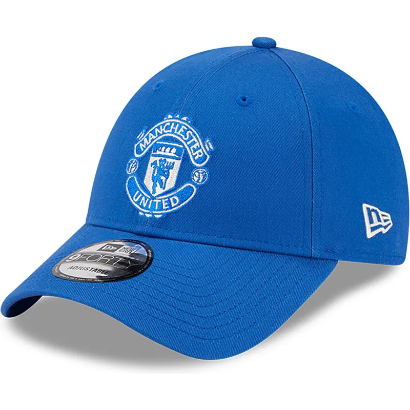 blaue-verstellbare-curved-cap-9forty-seasonal-von-manchester-united-football-club-premier-league-von-new-era