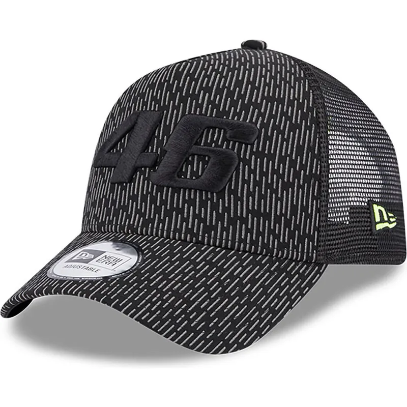 mutzen-gebogen-schwarz-snapback-a-frame-reflective-all-over-print-der-valentino-rossi-vr46-motogp-von-new-era