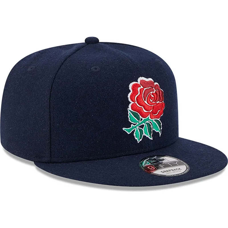 mutzen-flach-blau-snapback-9fifty-wool-der-england-rugby-rfu-von-new-era mutzen-flach-blau-snapback-9fifty-wool-der-england-rugby-rfu-von-new-era