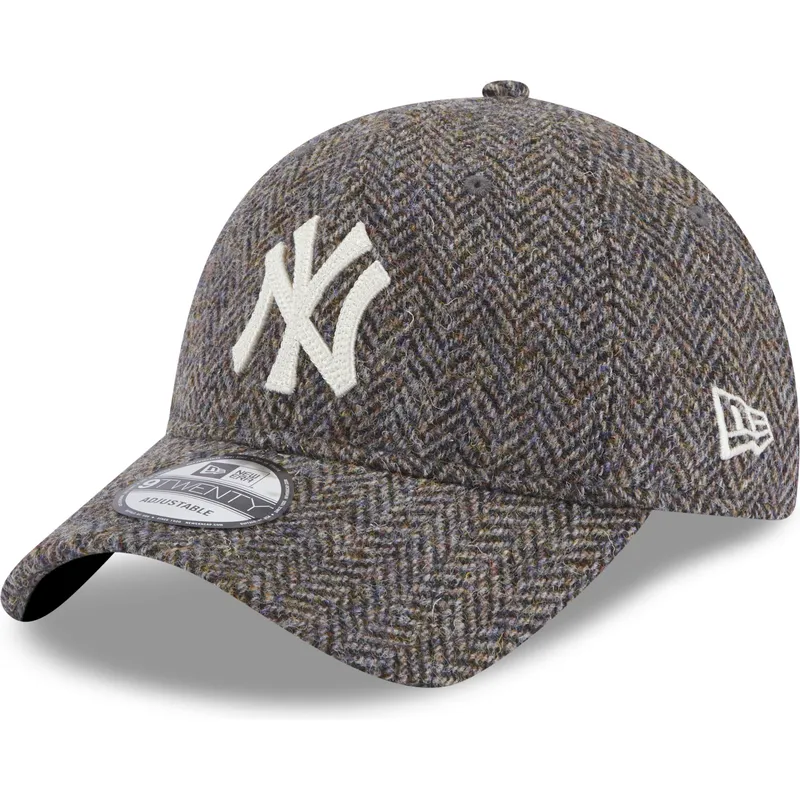 mutzen-gebogen-grau-verstellbares-band-9twenty-tweed-pack-der-new-york-yankees-mlb-von-new-era mutzen-gebogen-grau-verstellbares-band-9twenty-tweed-pack-der-new-york-yankees-mlb-von-new-era