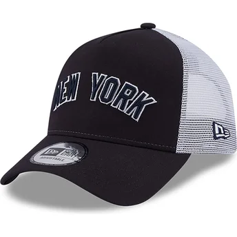 Gorra trucker azul marino A Frame Team Script de New York Yankees MLB de New Era