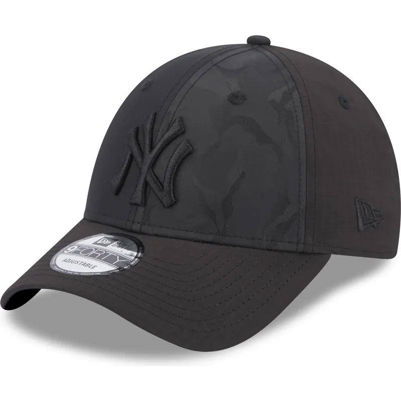 mutzen-gebogen-schwarz-verstellbares-band-9forty-multi-texture-der-new-york-yankees-mlb-von-new-era mutzen-gebogen-schwarz-verstellbares-band-9forty-multi-texture-der-new-york-yankees-mlb-von-new-era