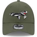 casquette-courbee-verte-ajustable-9forty-sylvestre-looney-tunes-new-era