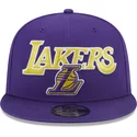 casquette-plate-violette-snapback-9fifty-patch-los-angeles-lakers-nba-new-era