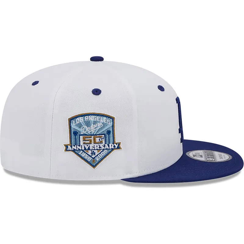 mutzen-flach-blau-snapback-9fifty-white-crown-patch-der-los-angeles-dodgers-mlb-von-new-era mutzen-flach-blau-snapback-9fifty-white-crown-patch-der-los-angeles-dodgers-mlb-von-new-era
