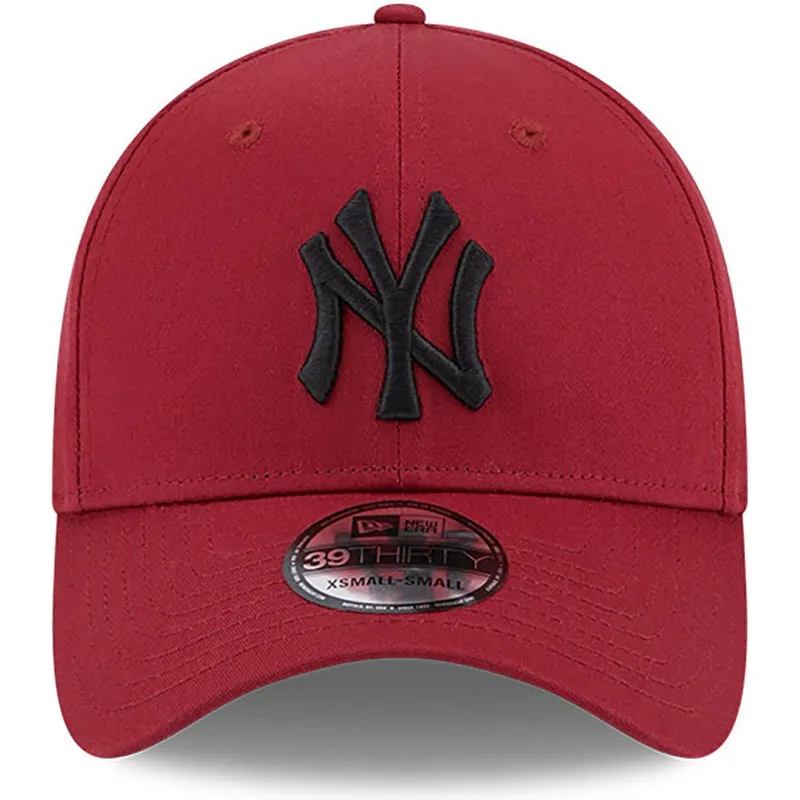 mutzen-gebogen-rot-angepasst-39thirty-comfort-der-new-york-yankees-mlb-von-new-era
