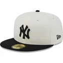 biala-i-czarna-dopasowana-czapka-bejsbolowa-59fifty-championships-new-york-yankees-mlb-od-new-era