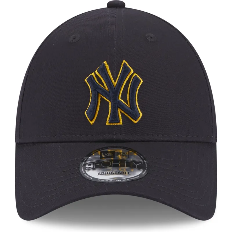 mutzen-gebogen-marineblau-verstellbares-band-9forty-team-outline-der-new-york-yankees-mlb-von-new-era mutzen-gebogen-marineblau-verstellbares-band-9forty-team-outline-der-new-york-yankees-mlb-von-new-era